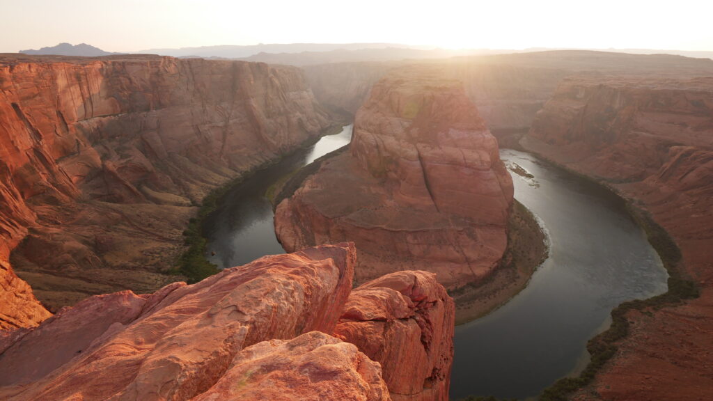 Divlji zapad Horseshoe Bend kanjon rijeke Colorado u obliku potkove