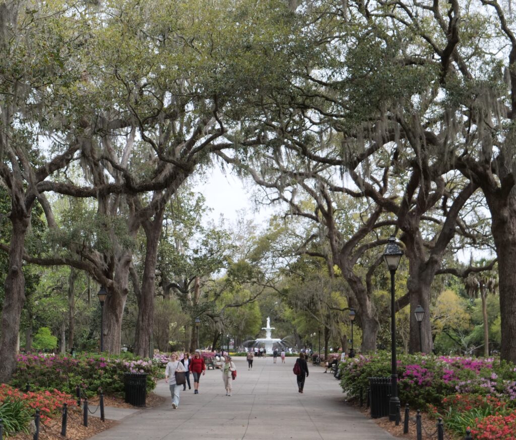 Forsyth Park u gradu Savannah - Georgia